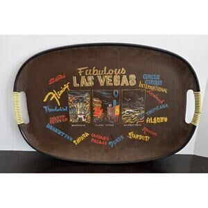 MCM Las Vegas Strip Casinos Drink Tray 16x11.5inch